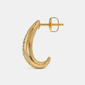 The Endora J Hoop Earrings - thumb 4