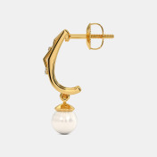 The Rysha J Hoop Earrings - thumb 4