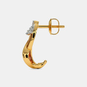 The Aeris J Hoop Earrings - thumb 4