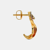 The Aeris J Hoop Earrings - thumb 6