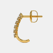 The Auretta J Hoop Earrings - thumb 4