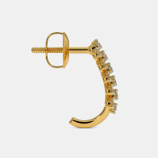 The Auretta J Hoop Earrings - thumb 6