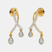 The Rayesha J Hoop Earrings - thumb 1
