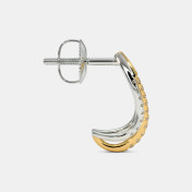 The Jeevoka J Hoop Earrings - thumb 6