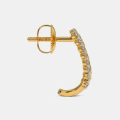 The Khyaati J Hoop Earrings - thumb 6