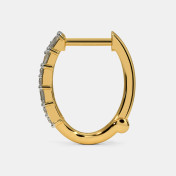 The Syndria Huggie Earrings - thumb 4