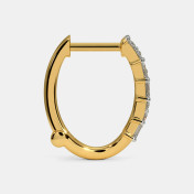 The Syndria Huggie Earrings - thumb 6