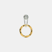 The Zadie J Hoop Drop Earrings - thumb 5