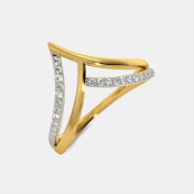 The Chiara Chevron Ring - thumb 1