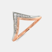The Francoise Chevron Ring - thumb 1