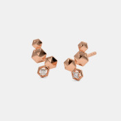 The Ruri Multi Pierced Stud Earrings - thumb 1