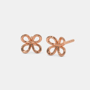 The Ilaria Multi Pierced Stud Earrings - thumb 1