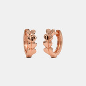 The Viola Multi Pierced Huggie Earrings - thumb 1