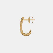 The Omaira J Hoop Earrings - thumb 5