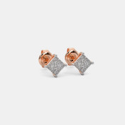 The Classic Princess Stud Earrings - thumb 3