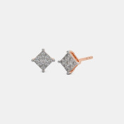 The Classic Princess Stud Earrings - thumb 1
