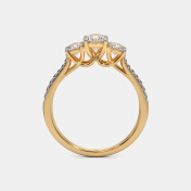 The Joel Three Stone Solitaire Ring - thumb 7