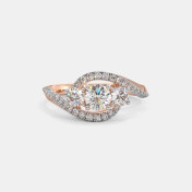 The Amilie Three Stone Ring - thumb 4