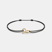 The D Script Cord Bracelet - thumb 1