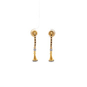 The Opazo Dangle Hoop Earrings - thumb 2