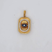 The Serenity Evil Eye Pendant For Him - thumb 2