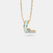 The Cutesy L Pendant - thumb 4