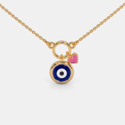 The Protecter Evil Eye Kids Necklace - thumb 3