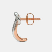 The Lissome J Hoop Earrings - thumb 4