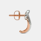 The Lissome J Hoop Earrings - thumb 6