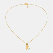 The Cursive K Necklace - thumb 2