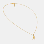 The Cursive K Necklace - thumb 5