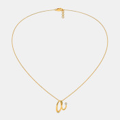 The Cursive A Necklace - thumb 2