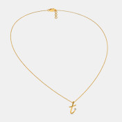 The Cursive T Necklace - thumb 4