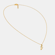 The Cursive T Necklace - thumb 5