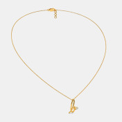 The Cursive B Necklace - thumb 4