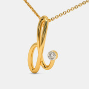 The Cursive D Necklace - thumb 1