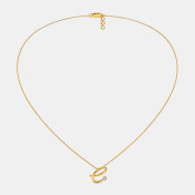 The Cursive E Necklace - thumb 3
