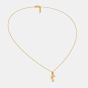 The Cursive F Necklace - thumb 5