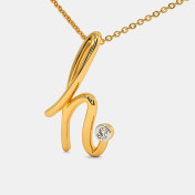 The Cursive H Necklace - thumb 1