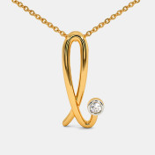 The Cursive L Necklace - thumb 4