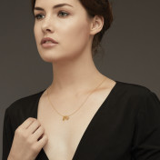 The Cursive M Necklace - thumb 2