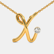 The Cursive X Necklace - thumb 4