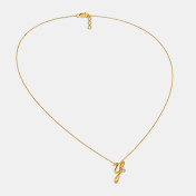 The Cursive Y Necklace - thumb 5