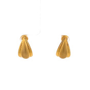The Golden Valor J Hoop Earrings - thumb 1