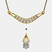 The Nakiya Convertible Mangalsutra Pendant - thumb 3