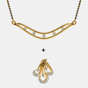 The Mahika Convertible Mangalsutra Pendant - thumb 3