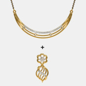 The Mishti Convertible Mangalsutra Pendant - thumb 3