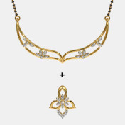 The Reya Convertible Mangalsutra Pendant - thumb 3