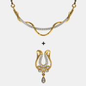The Tanmayi Convertible Mangalsutra Pendant - thumb 3