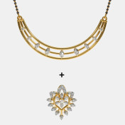The Bhasha Convertible Mangalsutra Pendant - thumb 3